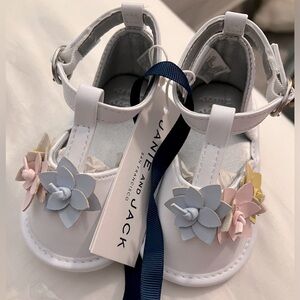 NWT Janie and Jack girls shoes size 6-12 months